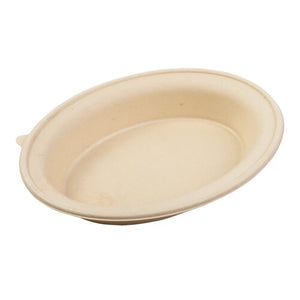 10 x 7 x 1-7/8" - 32 oz. Oval Bowl - no added PFAS