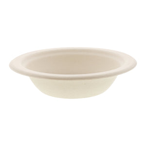 side view of No PFAS added 12 oz. Heavy Molded Fiber Bowls