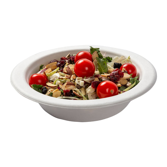 16 oz. Heavy Molded Fiber Bowl with Salad