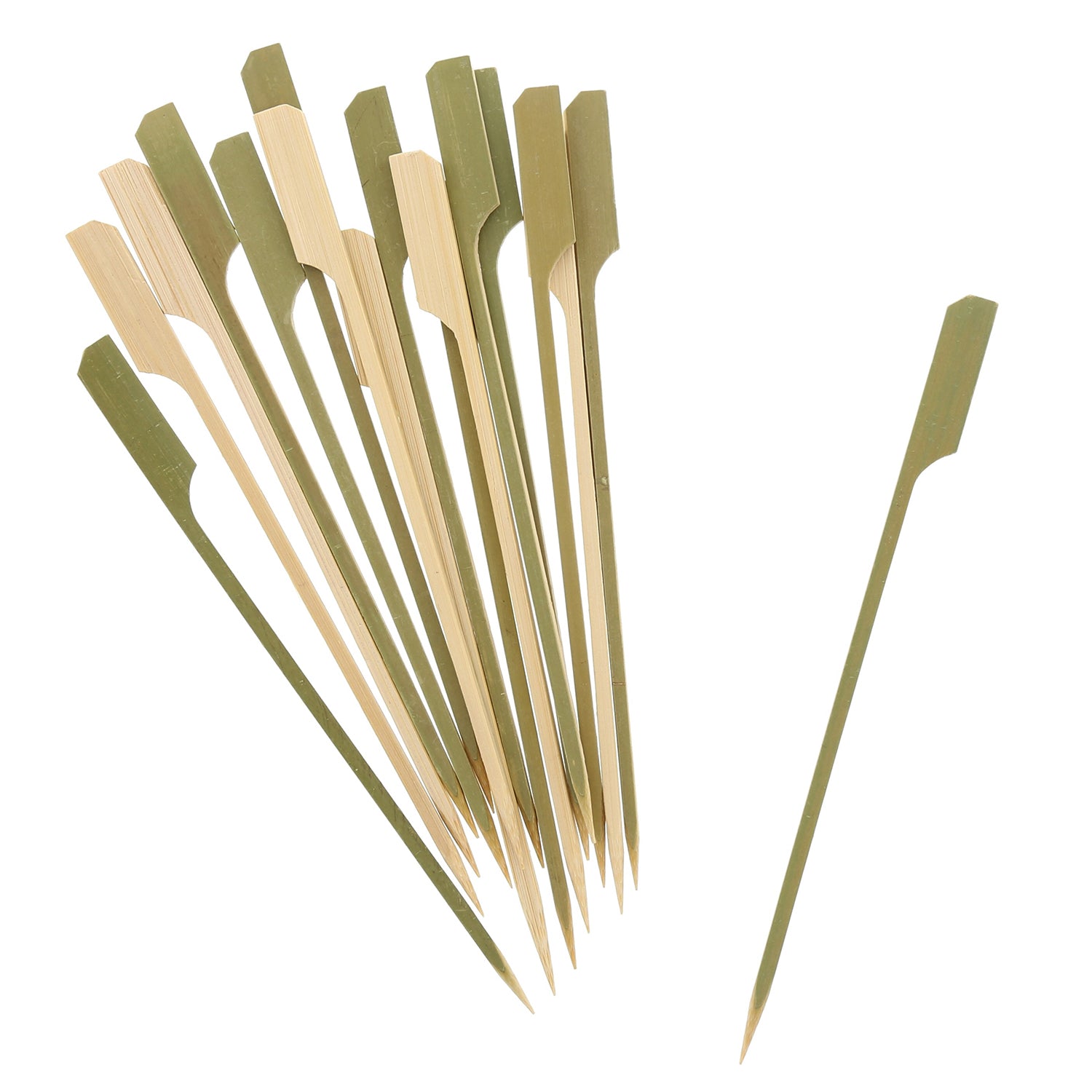 6" Bamboo Paddle Picks
