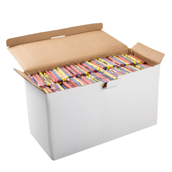 box of 3-Color Pack Cello Wrapped Crayons