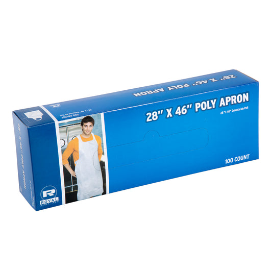 inner box of 28" x 46" Lightweight Poly Aprons