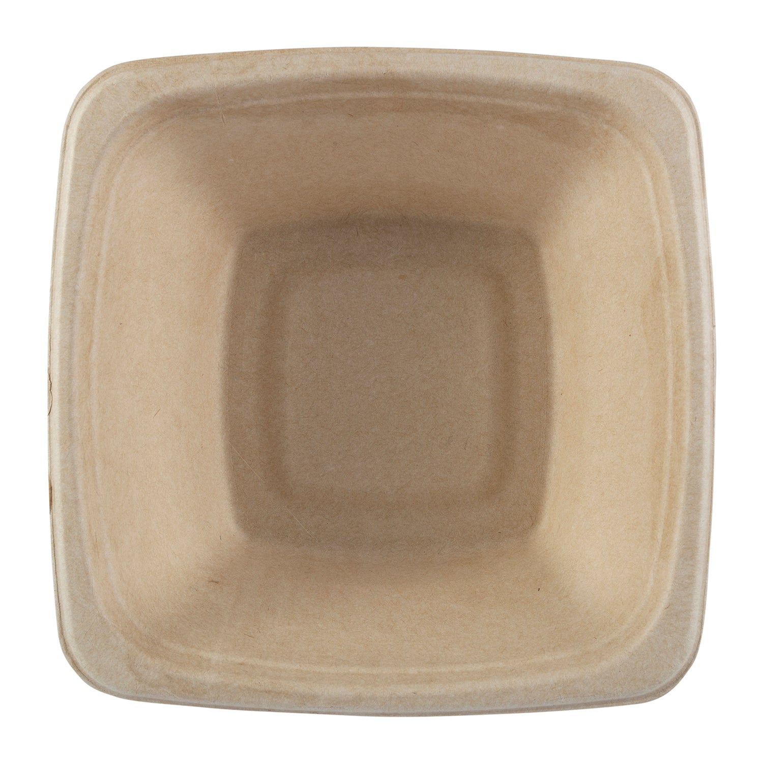 No PFAS added 32 oz. Square Tan Bowls, Case of 300