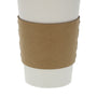 Primeware Kraft Hot Cup Sleeve on Coffee Cup - Close-up
