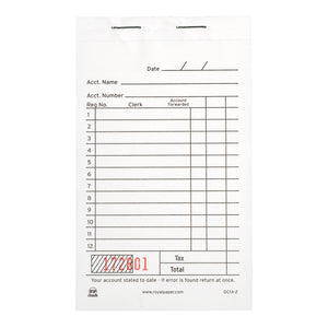 White Carbonless Sales Book-2 Part Booked