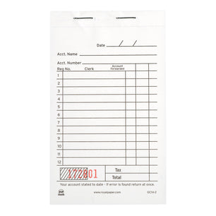 White Carbonless Sales Book-2 Part Booked