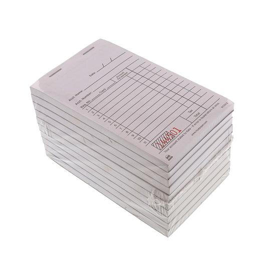 White Carbon Sales Books-2 Part Booked Package