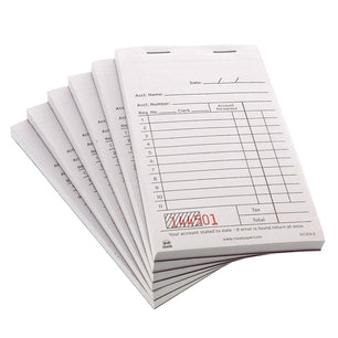 White Carbon Sales Books-2 Part Booked Stacked