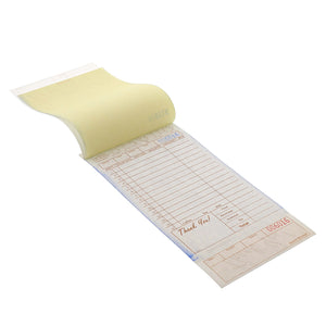 Tan Carbonless Guest Check-3 Part Loose