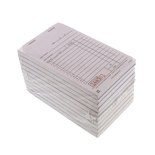 White Carbonless Sales Books-2 Part Booked Package
