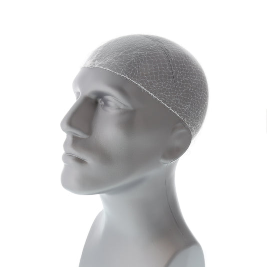 24" White Light Weight Hairnet Latex Free