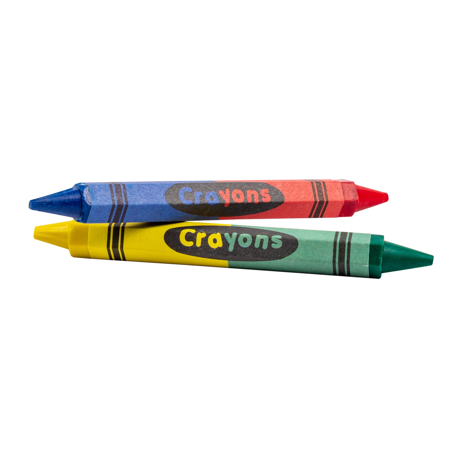 4-Color Double End Honeycomb Crayons