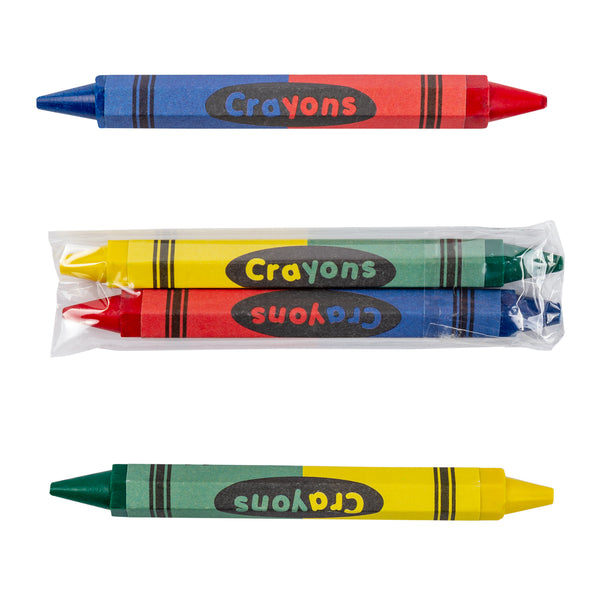 4-Color Double End Honeycomb Crayons