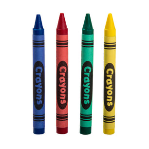 4-Color Bulk Crayons - Included Colors