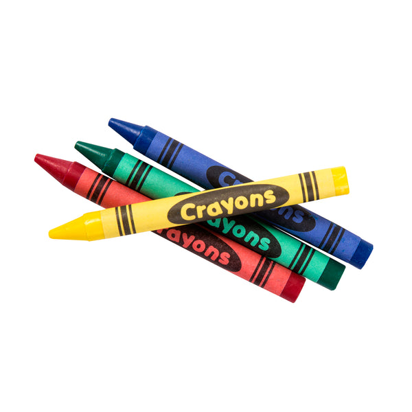 Color Swell Bulk Crayons 4 Packs - Restaurant Crayon Packs - 300 Packs 4 Crayons per Pack (1200 Crayons Total)