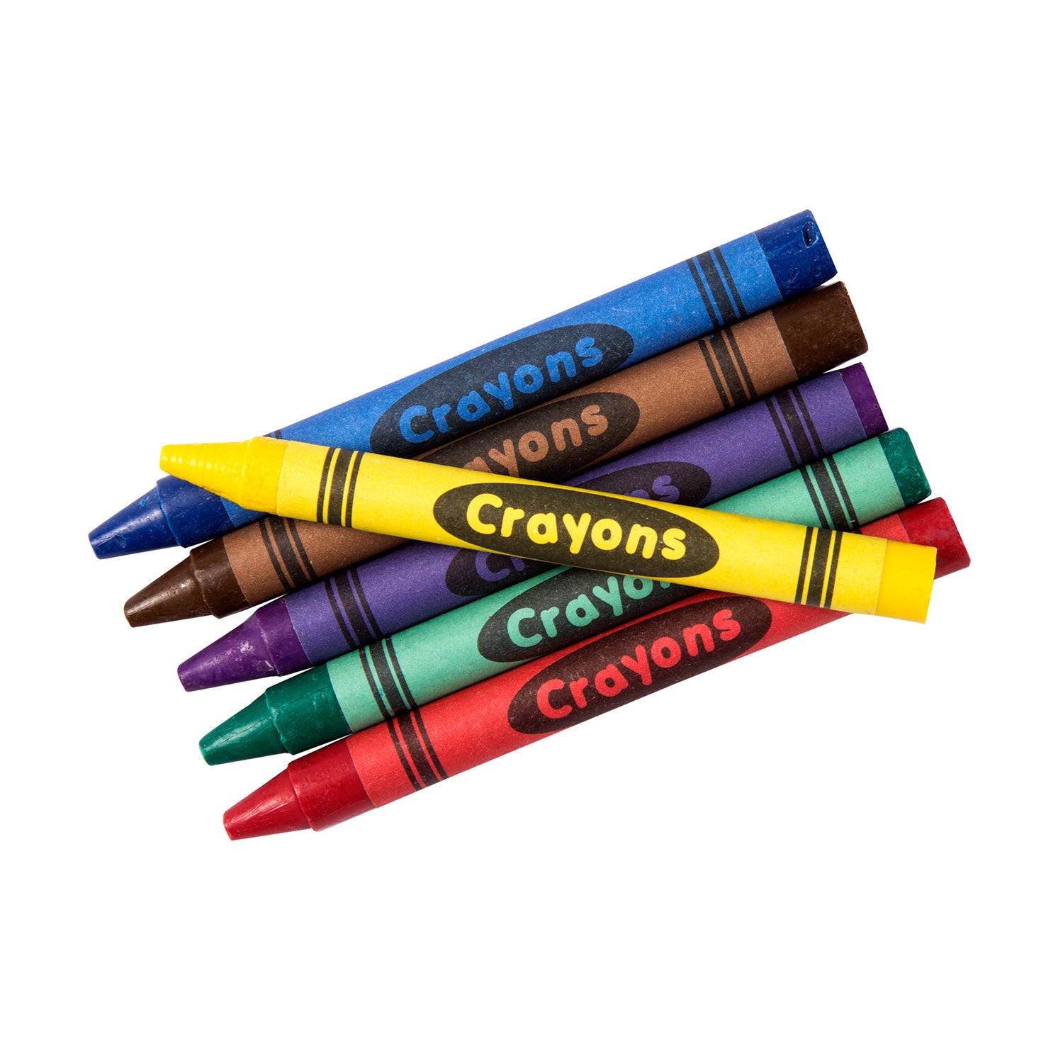 6-Color Bulk Crayons