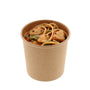 12 oz Kraft Paper Food Container with Asian Noodles