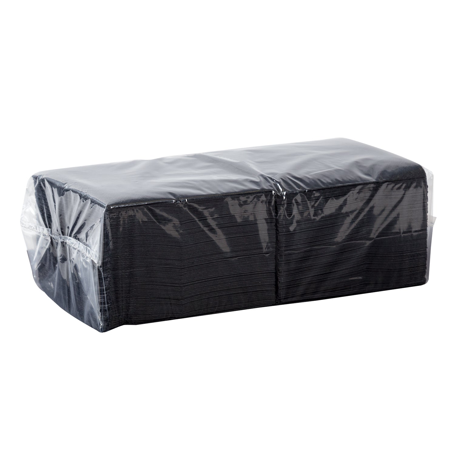 9.5" x 9.5" Black Beverage Napkins