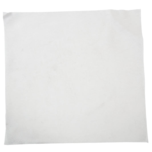 Flat 15" x 16" 1 Ply White Airlaid Napkin