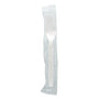One Heavy Weight White Polypropylene Individually Wrapped Fork