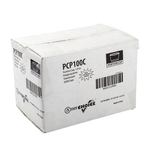 1 Oz. Poly Translucent Portion Cups, Case of 2500