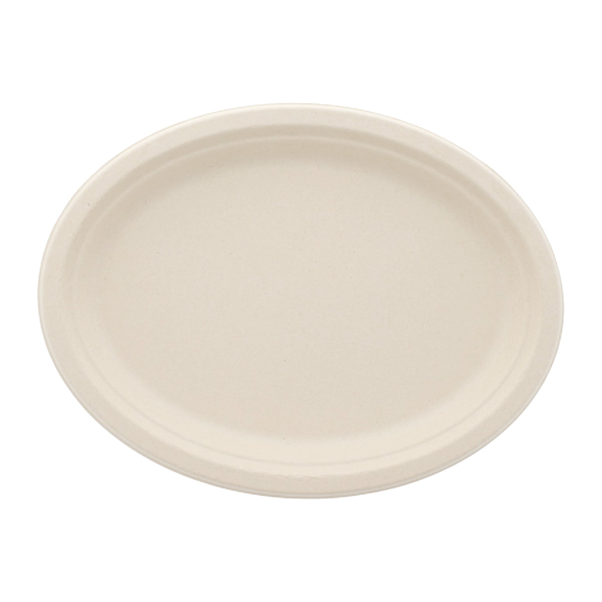 No PFAS added 12.5" x 10" Large Heavy Fiber Platter top view