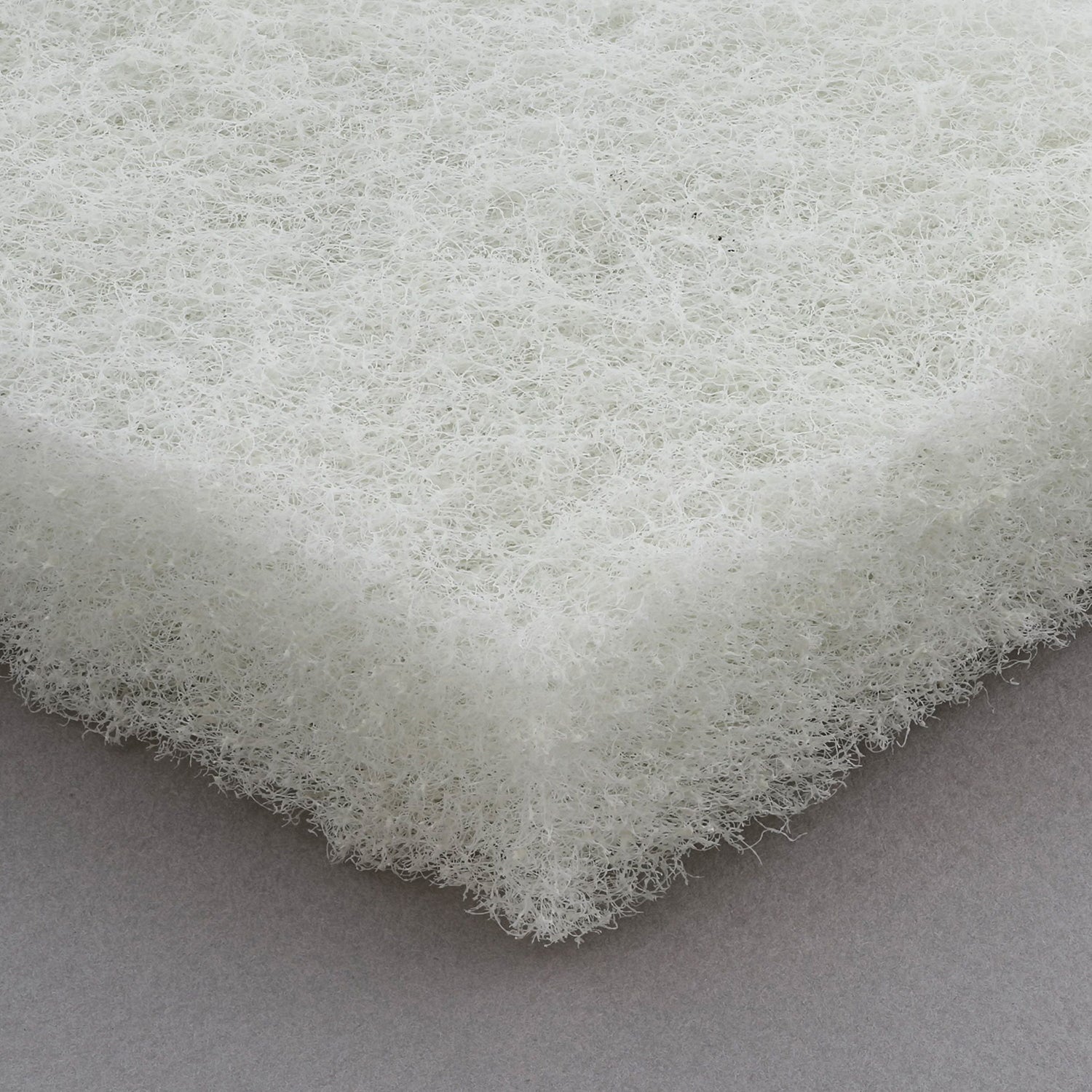 3.5" x 5" White Fine Scouring Pad Closeup