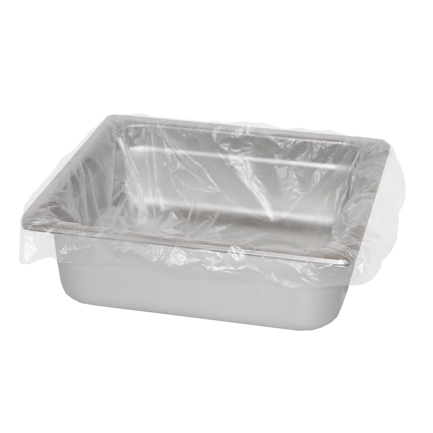 18" W x 14" L 1/4, 1/3 Pan Steam Pan Liners with Twist Ties