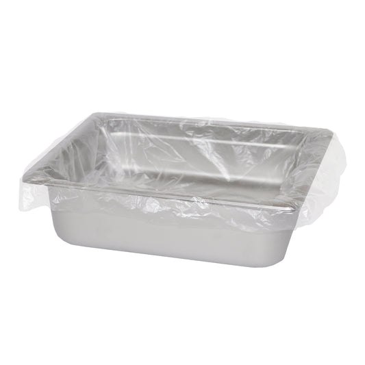 23-1/2” W x 17” L 1/2 Pan Steam Pan Liners with Twist Ties