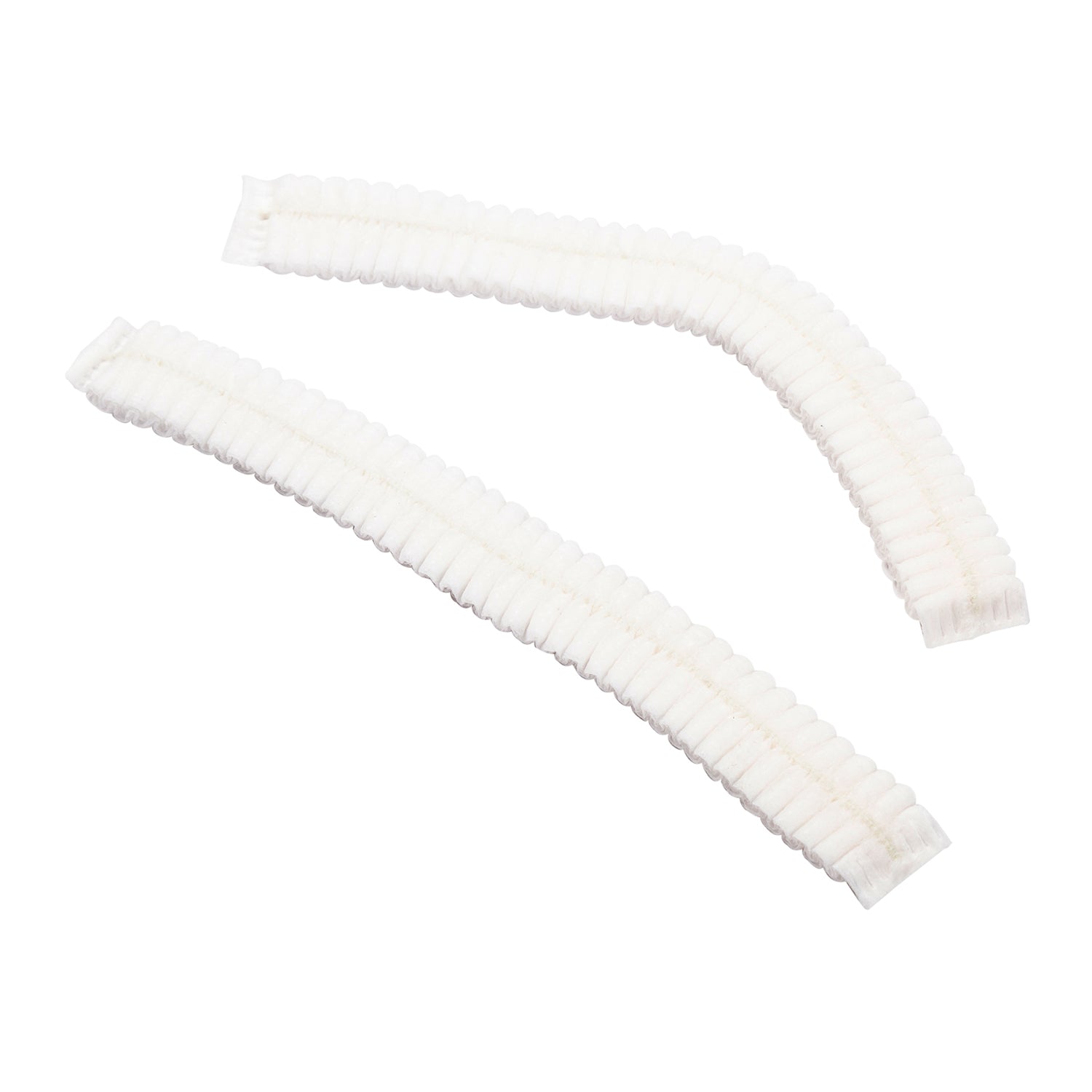 White O.R. Cap Latex Free Pleated