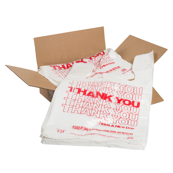 open case of 1/6 Thank You Bags, 11.5