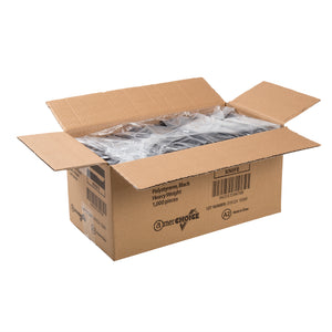 open case of 3 Heavy Black Polystyrene Knives