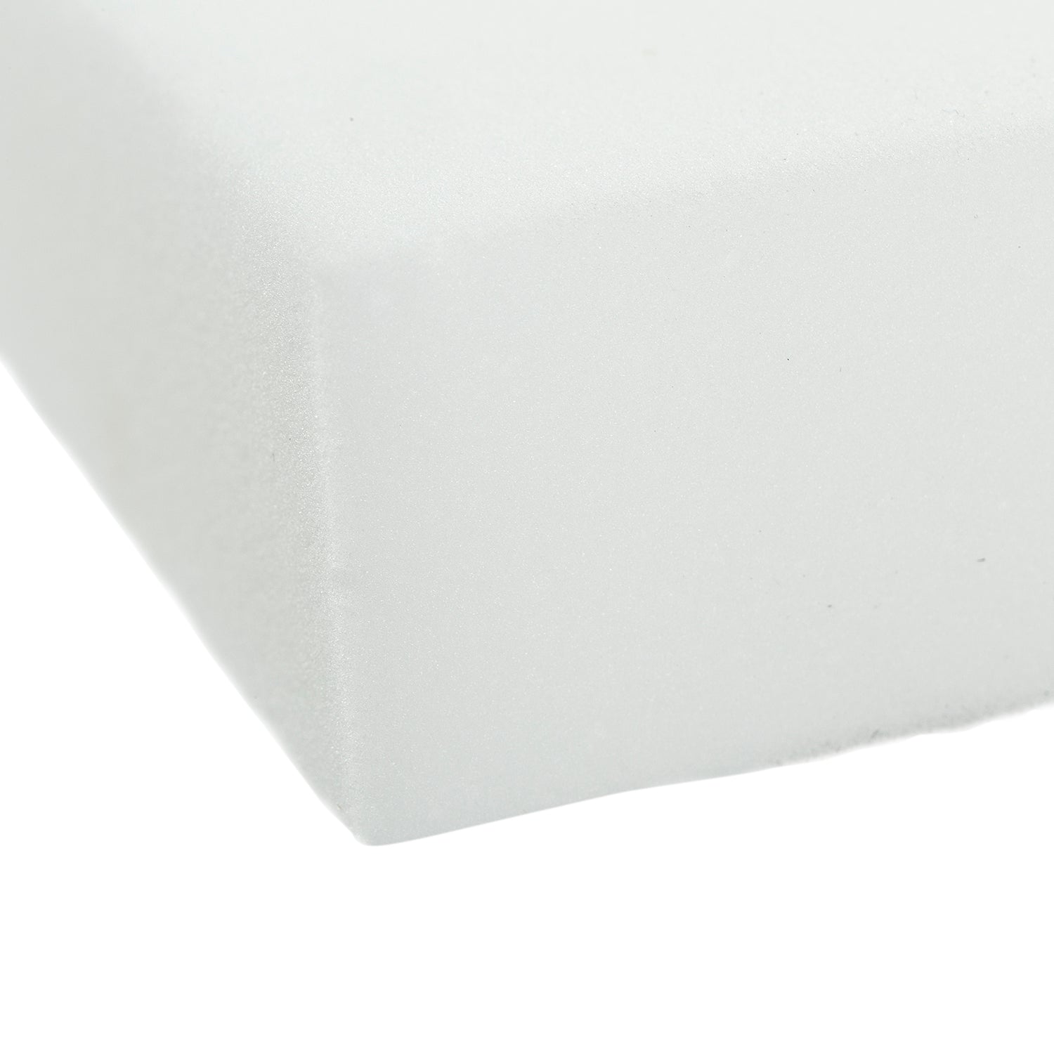 White 4.6" x 2.5" x 1" Individually Wrapped Wipe Out Sponge - Detail