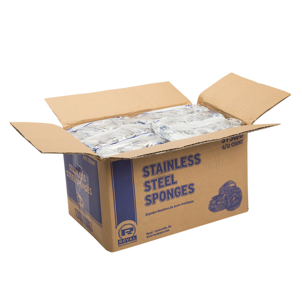 Regular 35g Stainless Steel Sponges, Pack of 72