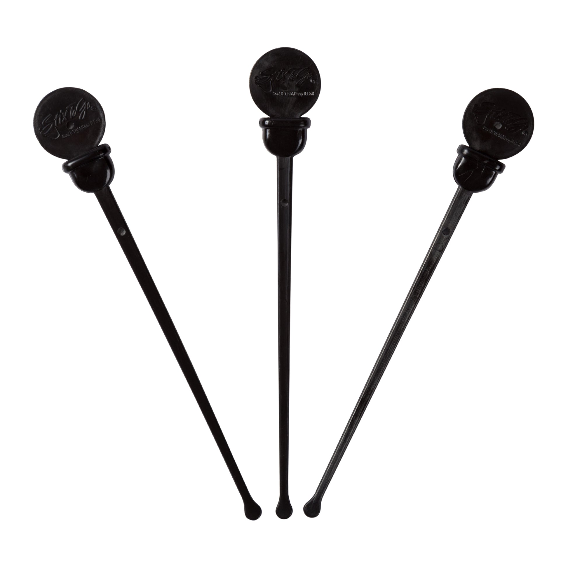 4.75" Black Stir Stix Plugs