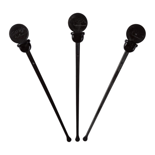 4.75" Black Stir Stix Plugs