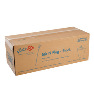 closed case of Black Stir N Plug Stix