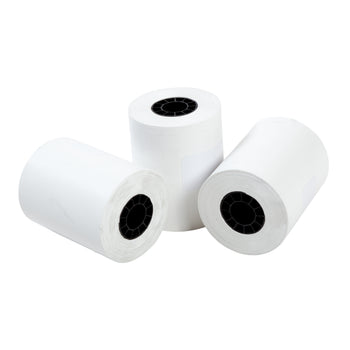 3 rolls of 2.25" x 80' roll of white thermal paper