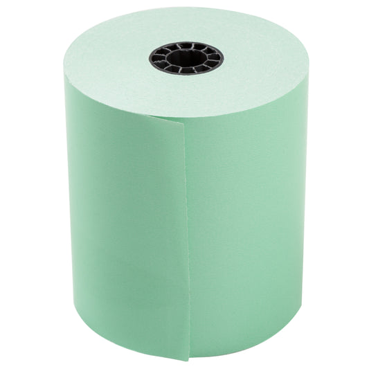 1 roll of 3-1/8" x 230' green thermal paper