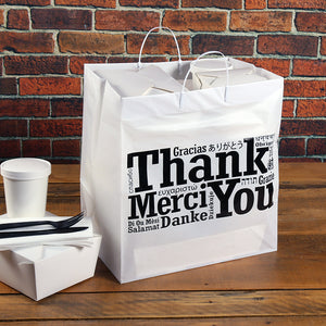 Takeout dishes packed in a 14