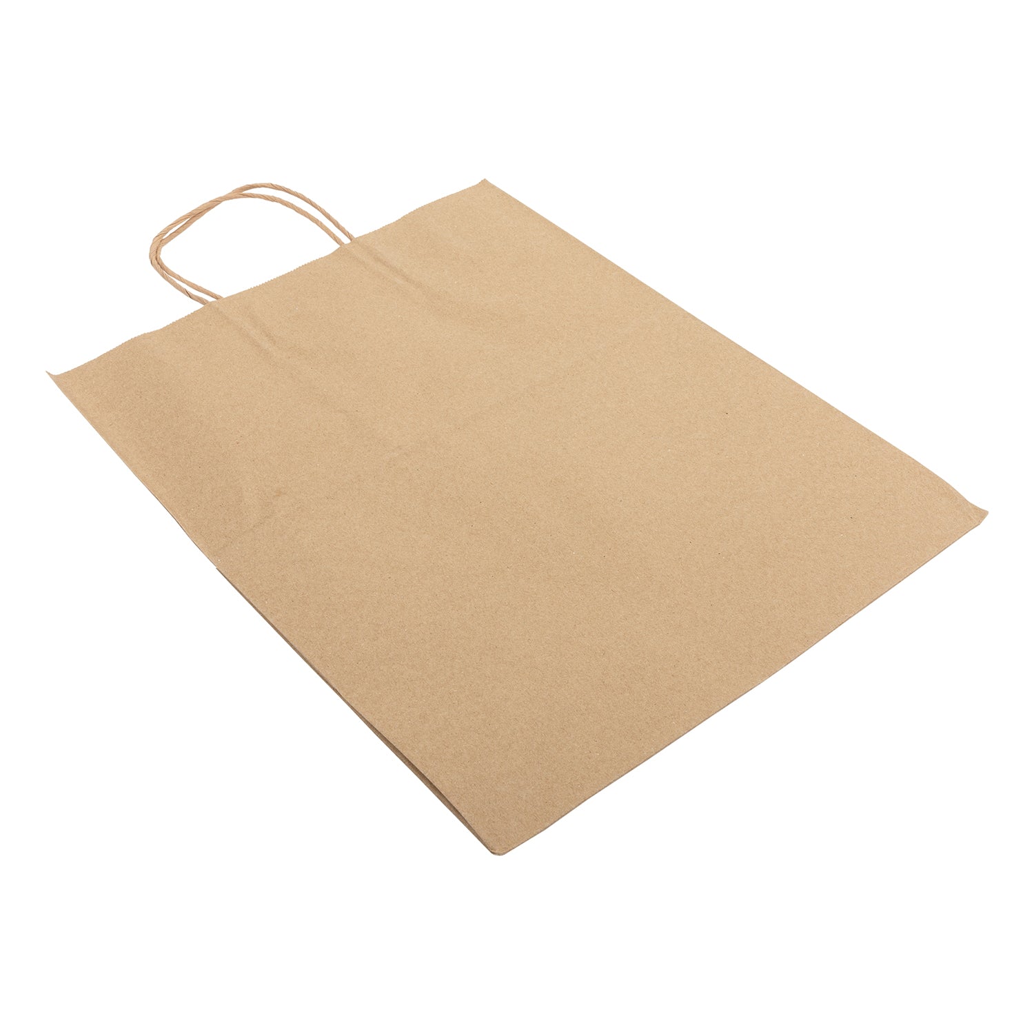 12" x 9" x 15.75" Twisted Handle Kraft Paper Bag