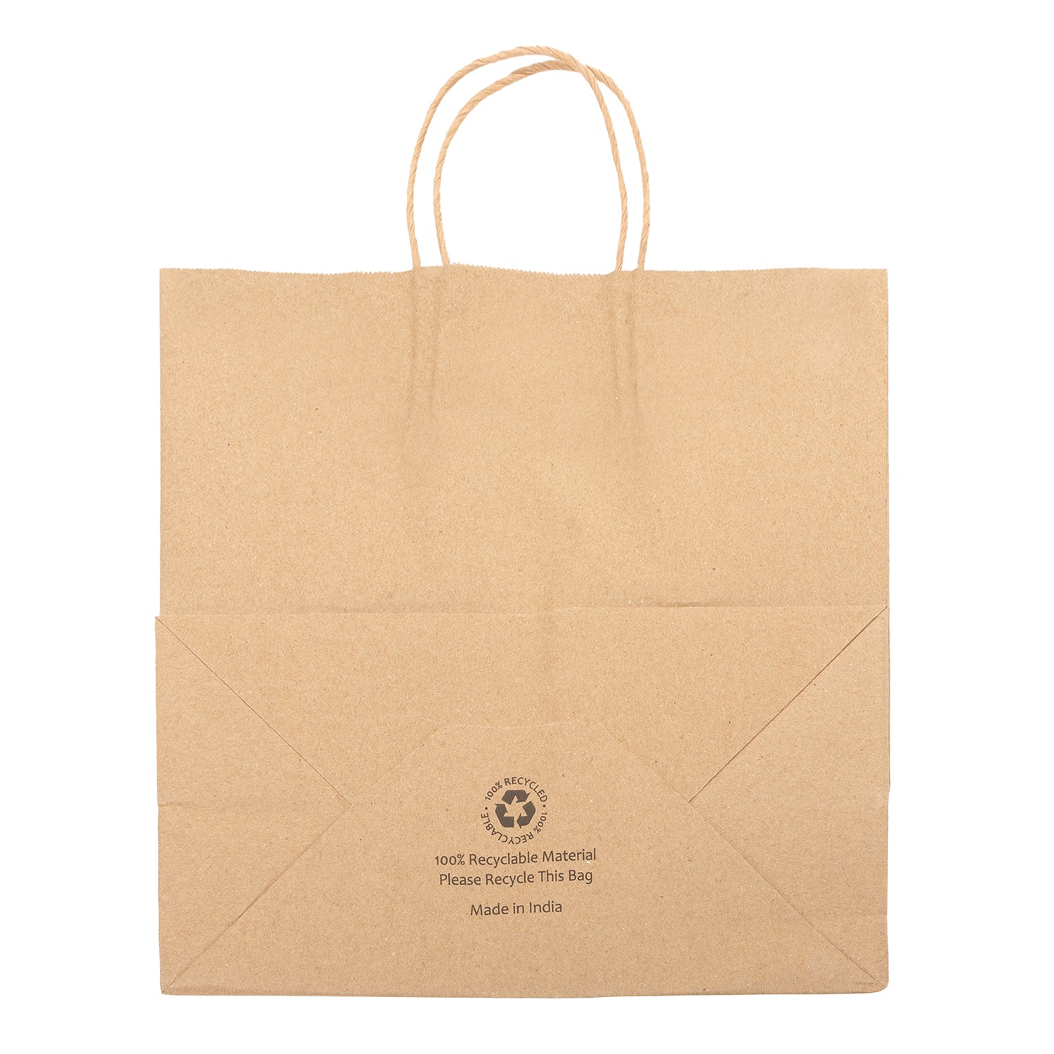13" x 7" x 13" Twisted Handle Kraft Paper Bag