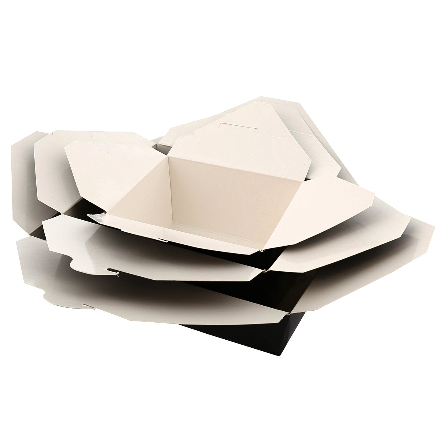 Black Folded Takeout Box Options