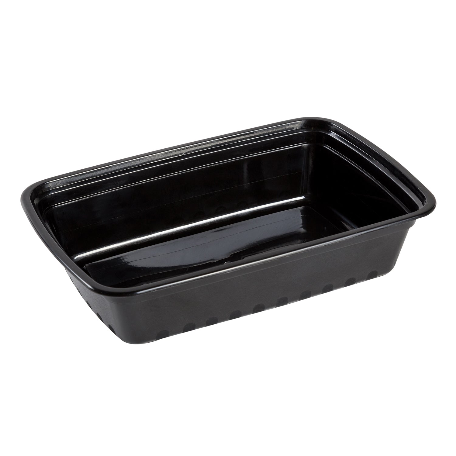 28oz Rectangular Black Container