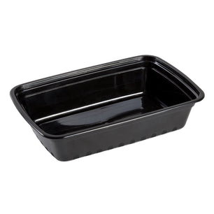 28oz Rectangular Black Container