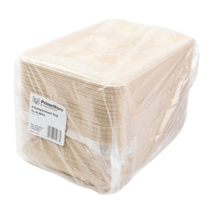 plastic sleeve of No PFAS added 6 Compartment Tray