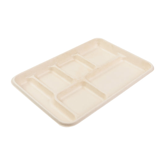 No PFAS added 6 Compartment Tray angled view