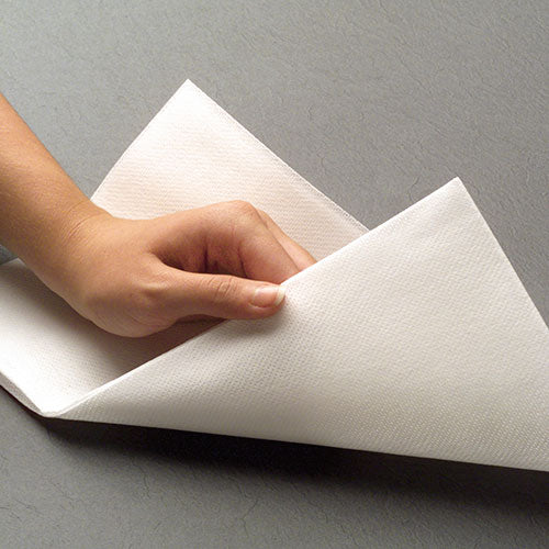 13" x 21-1/2" Medium White Towel Wiping Up