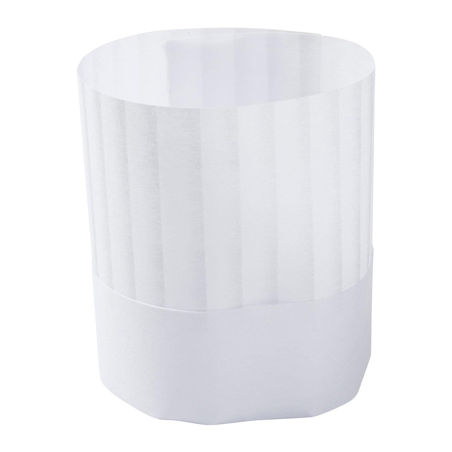 8" Viscose Shaded Pleat Chef Hat