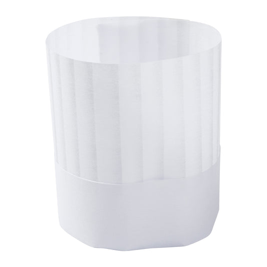 8" Viscose Shaded Pleat Chef Hat